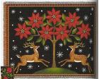 Christmas Deer Throw Blanket (Woven/Tapestry)