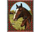 Cheval Horse Throw Blanket (Woven/Tapestry)
