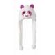 Panda Pom Hat 21" Long Pink & White by Aurora World
